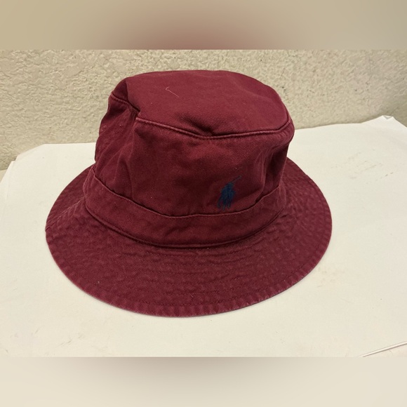 Polo Ralph Lauren Other - Polo Ralph Lauren Classic Red Bucket Hat L/XL